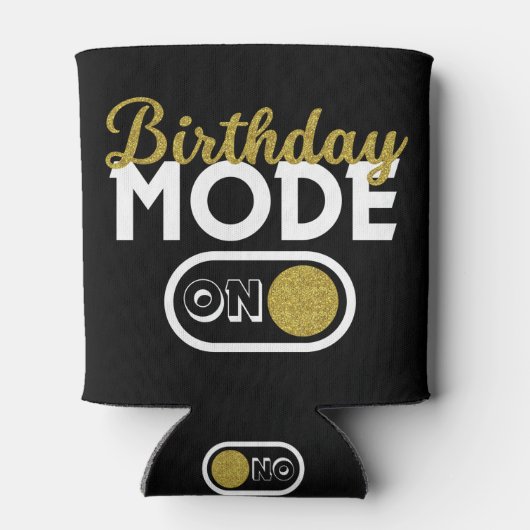 Birthday Mode On Dosenkühler (Rückseite)