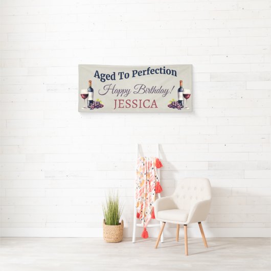 Birthday Modern Simple Elegante Banner (Insitu)