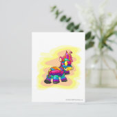 Birthday Moehog Postkarte (Stehend Vorderseite)