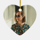 Birthday Moments Captured Photo & Message Ornament (Vorne)