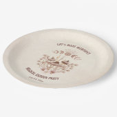 Birthday Moon Phase Magisches Celestis-Party Pappteller (Schrägansicht)