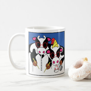 Birthday Moosicians on classic white coffee Tasse