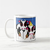 Birthday Moosicians on classic white coffee Tasse (Links)