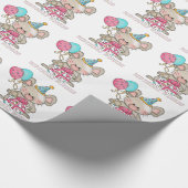 Birthday Mouse Cartoon Packpapier (Ecke)