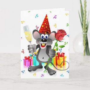 Birthday Mouse Karte