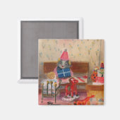 Birthday Mouse Magnet (Vorderseite/Rückseite)