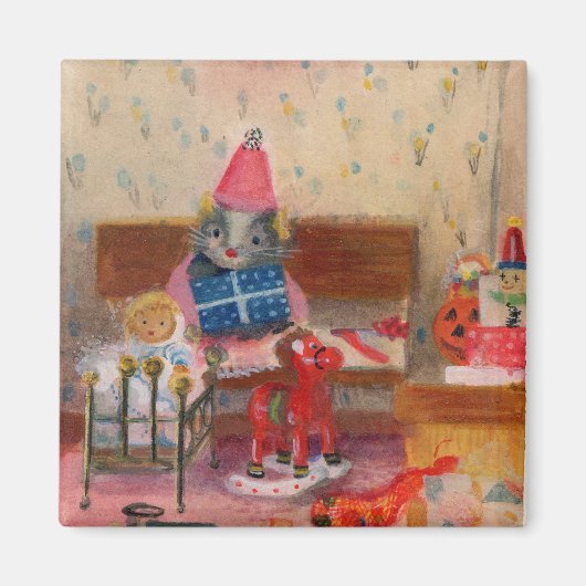 Birthday Mouse Magnet (Vorne)