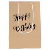 Birthday Mouse mit Balloons Mittlere Geschenktüte (Rückseite)