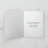 Birthday Mouse mit weißer Daisy Karte (Innenseite)