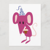 Birthday Mouse Postkarte (Vorderseite)