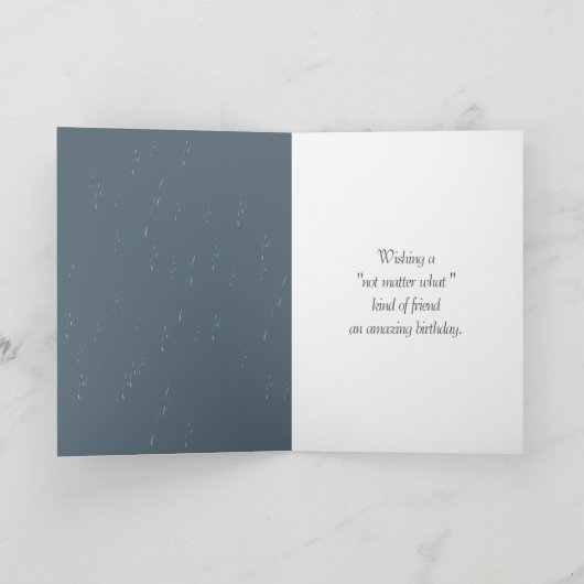 Birthday Mouse Under a Toadstool Karte (Innenseite)