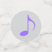 Birthday Music Notes Table Confetti Konfetti (Klein Vorderseite)