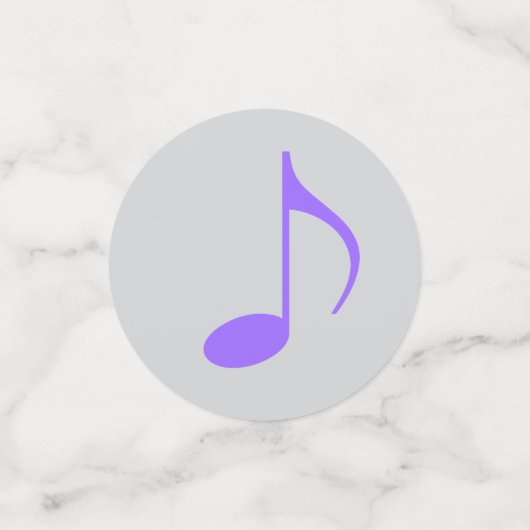 Birthday Music Notes Table Confetti Konfetti (Klein Vorderseite)