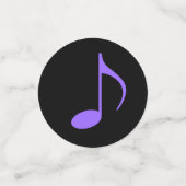 Birthday Music Notes Table Confetti Konfetti (Klein Vorderseite)