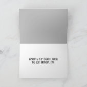 Birthday Nail Art Brush Collection Karte (Innenseite)