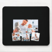 Birthday Name Age Photo Collage Mousepad (Vorne)