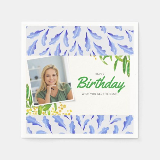 Birthday napkin Papper Serviette (Vorderseite)