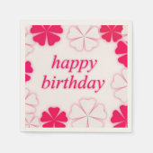 Birthday Napkins Serviette (Vorderseite)