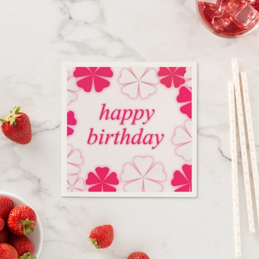 Birthday Napkins Serviette (Beispiel)