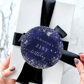 Birthday navin blau silber danke geschenkanhänger