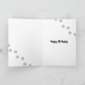 Birthday Neapolitan Mastiff Karte (Innenseite)