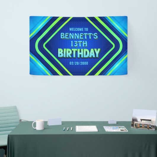 Birthday Neon Banner (Messeveranstaltung)
