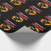 Birthday Ninja Theme Party - Birthday Ninja Design Geschenkpapier (Ecke)