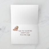 Birthday Not Getting Older Getting Better Humor Karte (Innenseite)