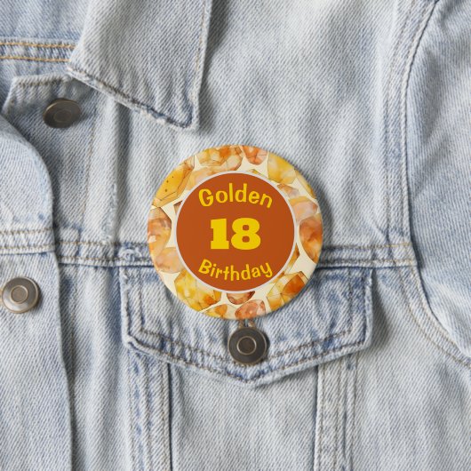 Birthday November Birthstone Custom Button (Beispiel)