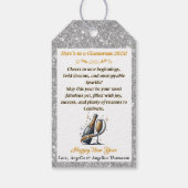 Birthday/NYE Geschenkanhänger (Rückseite)