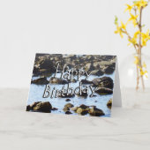 Birthday Ocean Karte (Gelbe Blume)