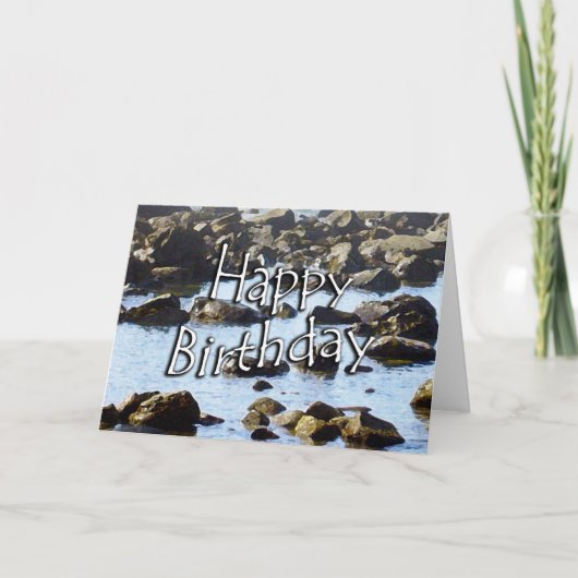 Birthday Ocean Karte (Vorderseite)