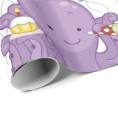 Birthday Octopus Geschenkpapier (Rolleneckpunkt)
