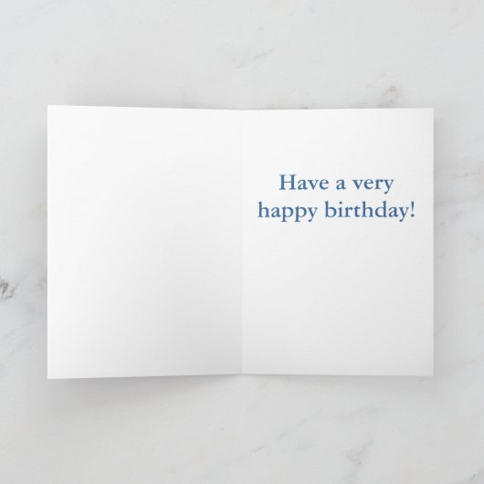 Birthday Octopus Karte (Innenseite)