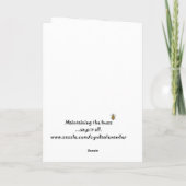 BIrthday oder Friendship Karte (Rückseite)