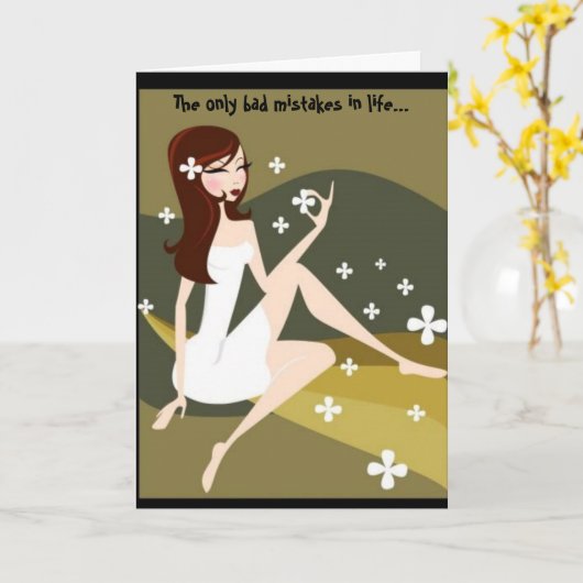 BIrthday oder Friendship Karte (Gelbe Blume)