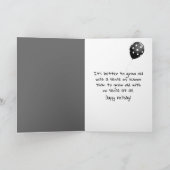 Birthday Old Man Face Karte (Innenseite)