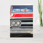 Birthday Old Red Truck Karte (Vorderseite)