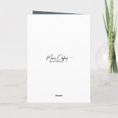 Birthday Old Seaman Rauchen ein Stück Karte (Rückseite)