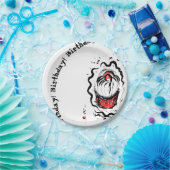 Birthday Oriental Cupcake Pappteller (Party)