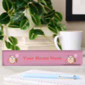 Birthday Owl Custom Names Namensplakette