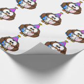 Birthday Owl Geschenkpapier (Ecke)