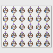 Birthday Owl Geschenkpapier (Flach)