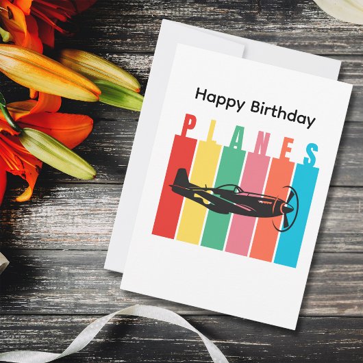 Birthday P-51 Vintages militärisches Flugzeug