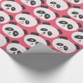 Birthday Panda Geschenkpapier (Ecke)