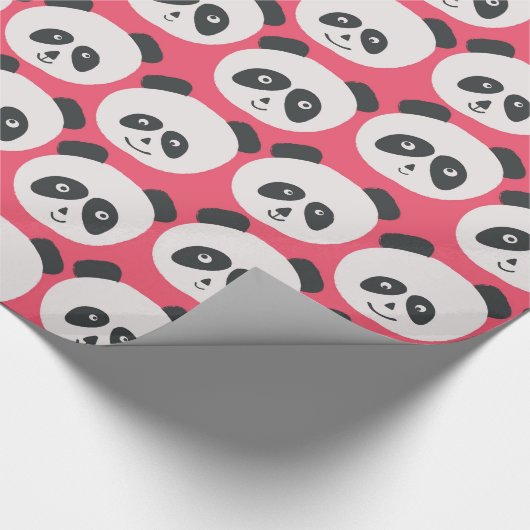 Birthday Panda Geschenkpapier (Ecke)