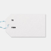 Birthday Pandas Geschenkanhänger (Rückseite Horizontal)