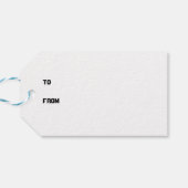 Birthday Pandas Geschenkanhänger (Rückseite Horizontal)