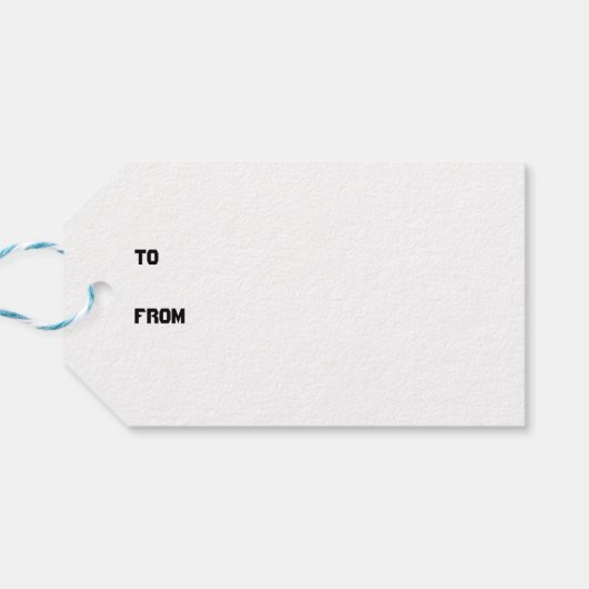 Birthday Pandas Geschenkanhänger (Rückseite Horizontal)