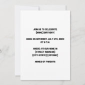 Birthday Pandas Save The Date (Rückseite)